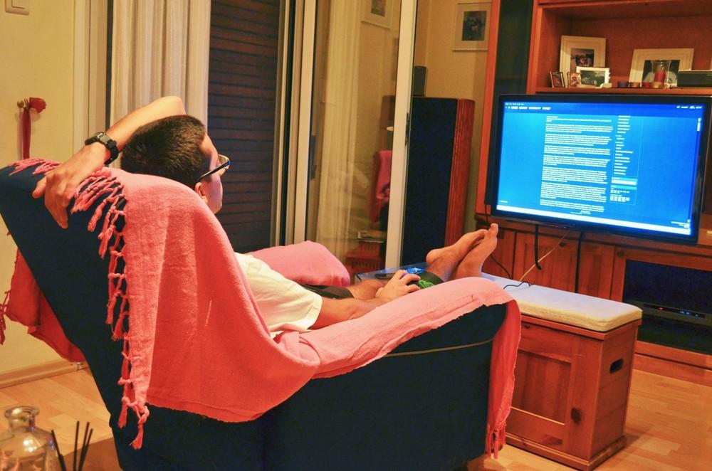 Ο Κωνσταντίνος είναι σωστός gamer και αυτό φαίνεται από την οθόνη