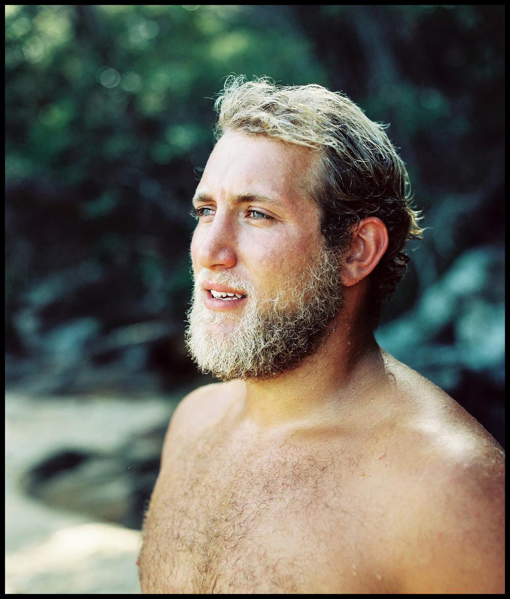 A favourite portrait of Myles one afternoon while going between various jump rocks in the afternoon sun