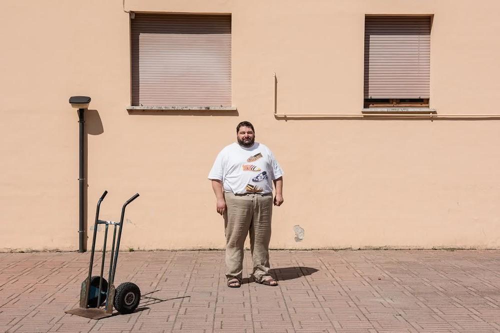 Mirco, nicknamed &quot;Birra&quot; (Beer), one of the participants in the festival who campaigns &quot;against the discrimination of overweight children at school.&quot;